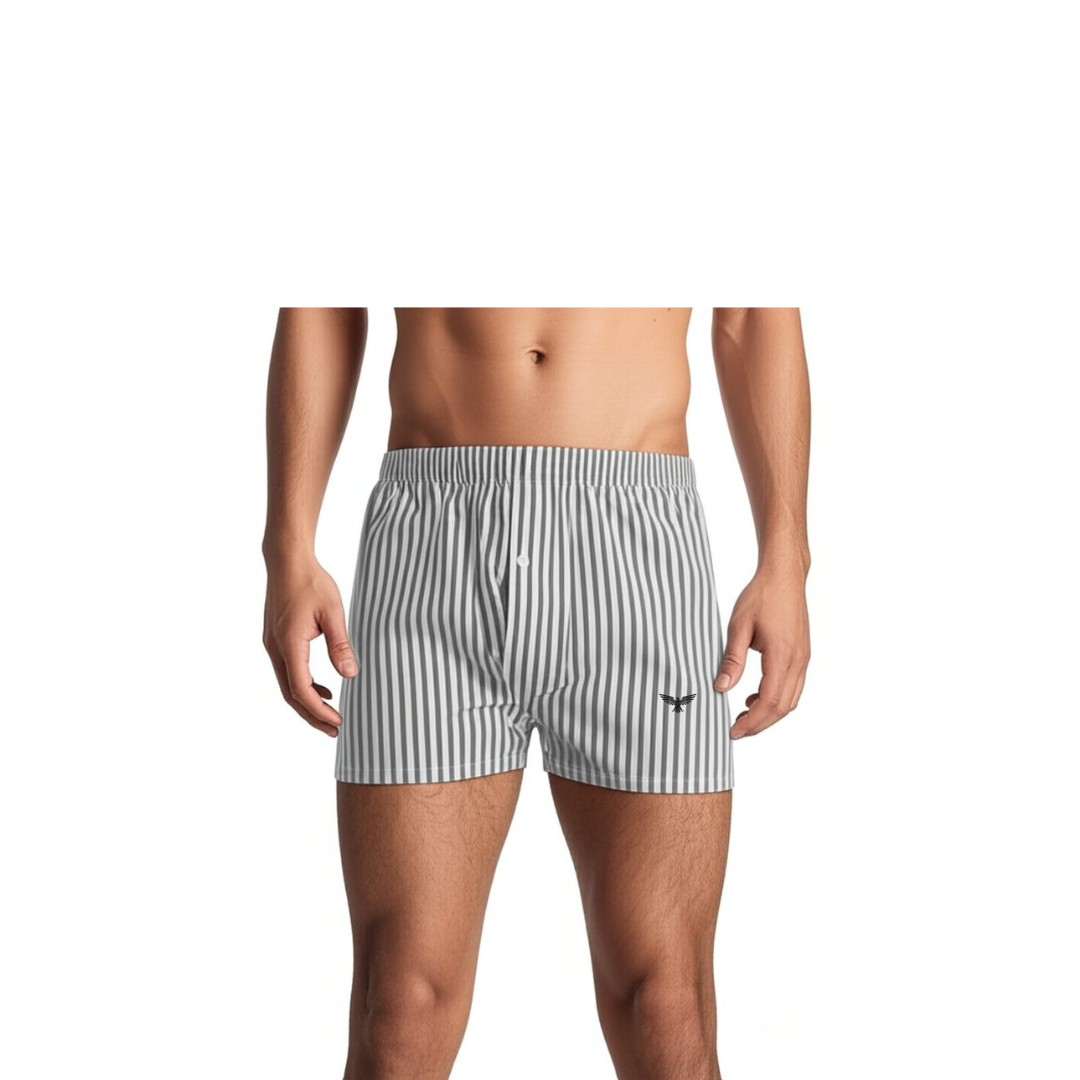 Men's Pacific Eagle Boxers 3 Pack Assorted M-2XL Cotton Poly Blend Comfort Elastic - PremiumBrandGoods