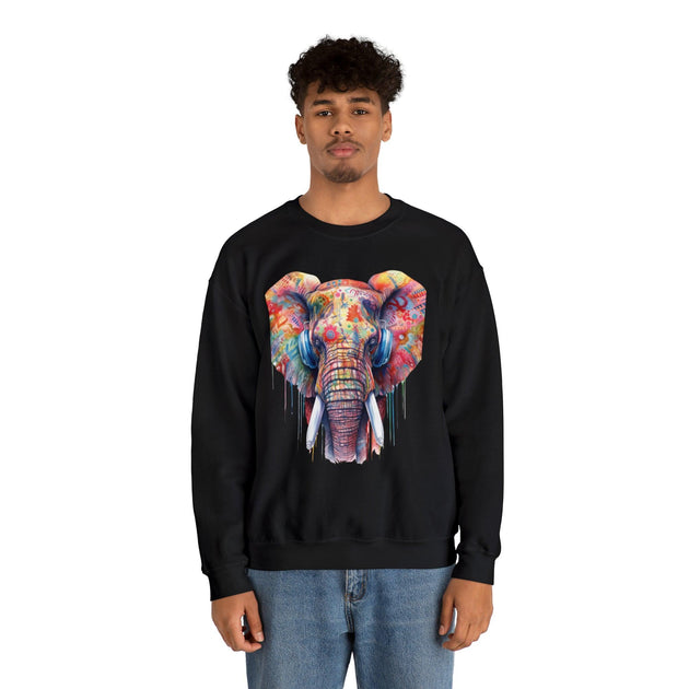 Magnificent Elephant Unisex Heavy Blend™ Crewneck Sweatshirt - PremiumBrandGoods