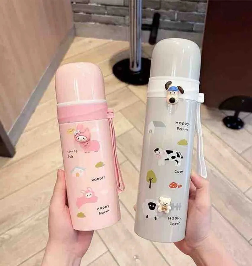 Happy Ranch Bullet Thermos Cup 350ML (Color Box) - PremiumBrandGoods