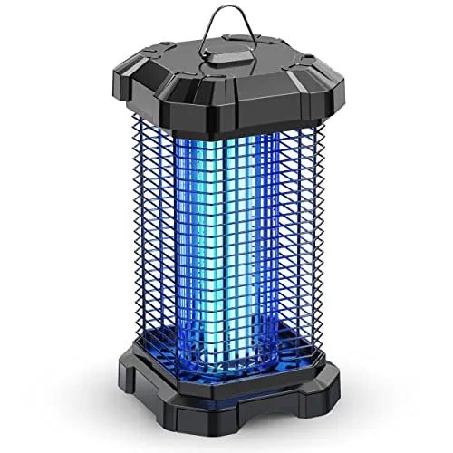 Bug Zapper Outdoor, 4200V Electric Mosquito Zapper Indoor, Insect Fly Zapper Waterproof with 5ft Power Cord, Mosquito Killer for Home, Patio, Kitchen, Backyard, Camping, Plug-in - PremiumBrandGoods