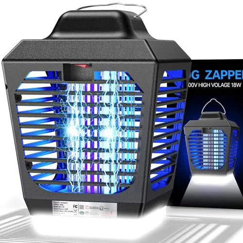 Bug Zapper, Two Colors Mosquito Zapper with LED Light, Waterproof Fly Trap,Insect Zapper,Mosquito Killer Outdoor Indoor for Home,Kitchen,Backyard,Camping - PremiumBrandGoods