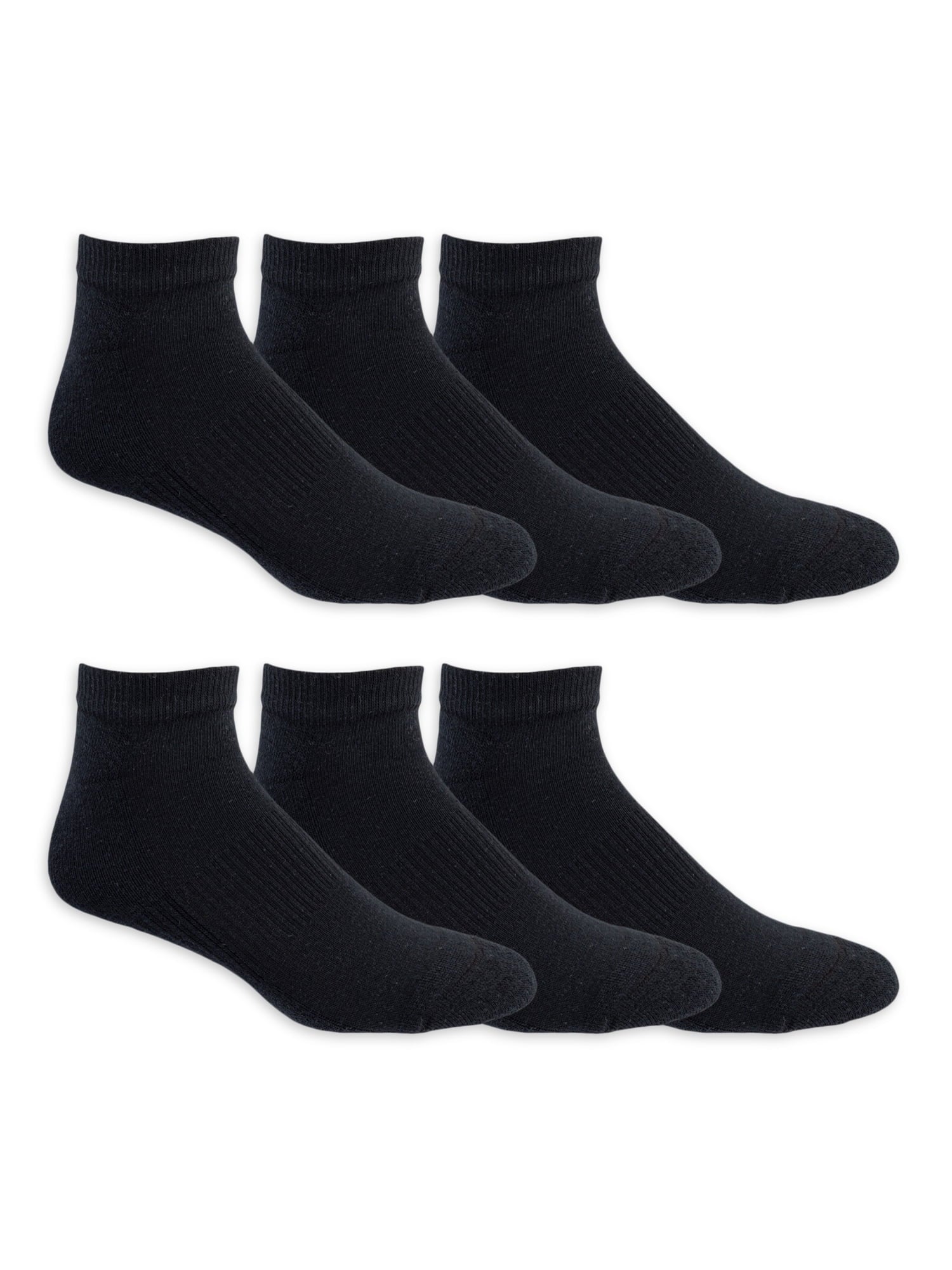 Athletic Works Men's Big & Tall Low Cut Socks - 12 Pair Pack (Shoe Size 12-15)