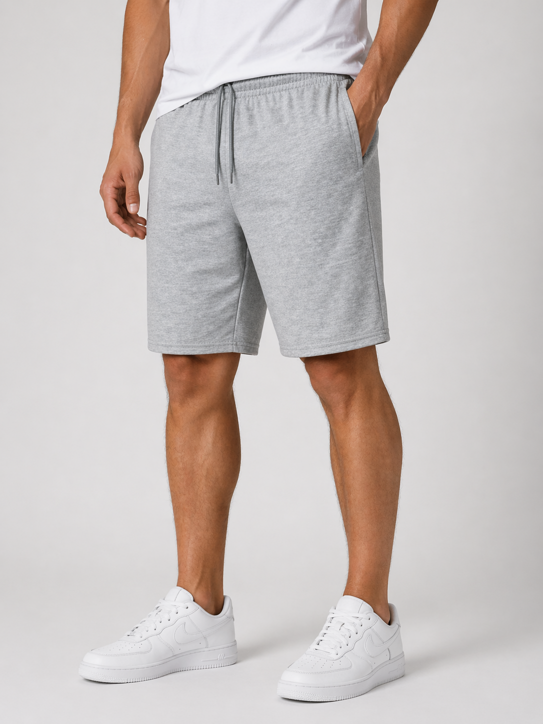 Men's Cotton Blend Lounge Shorts with Elastic Waist, 5-Pack, S-3XL