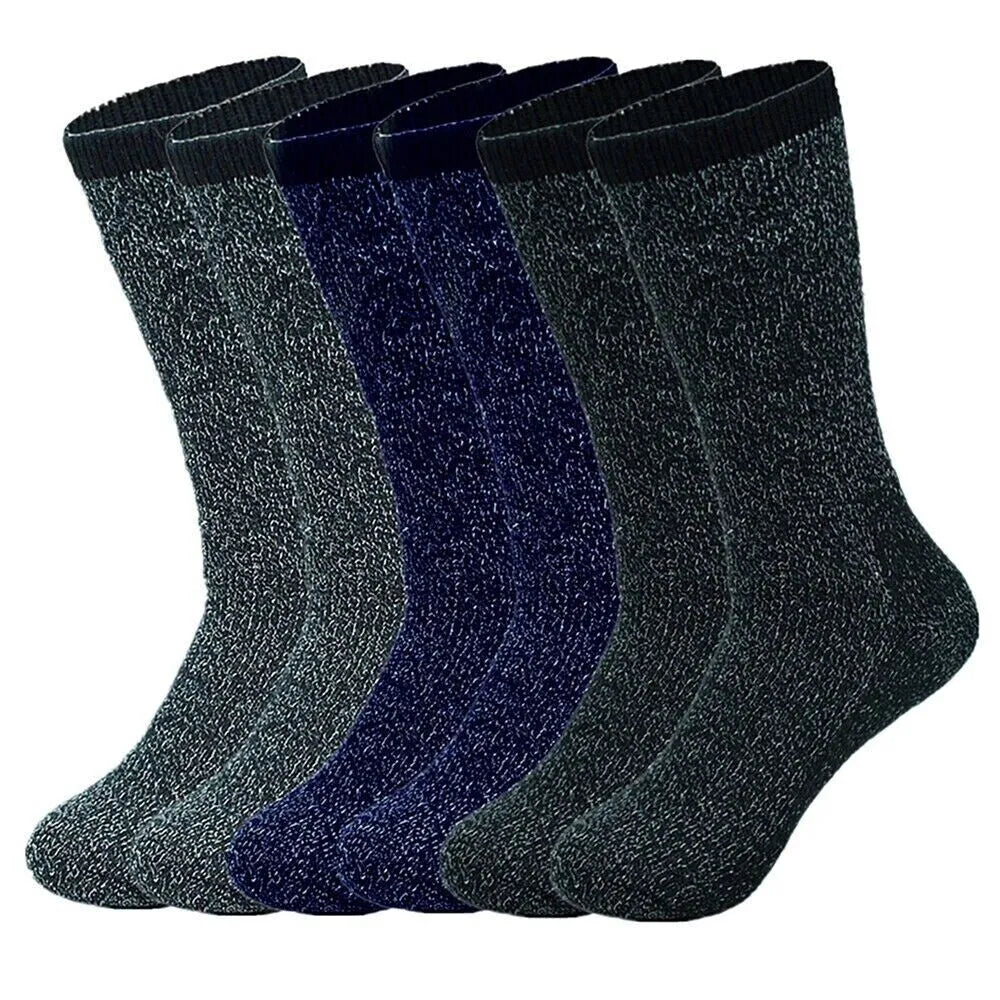 Mens thermal socks Heated winter friendly Warm Boot Sox thick Duty Size 10-13 - PremiumBrandGoods