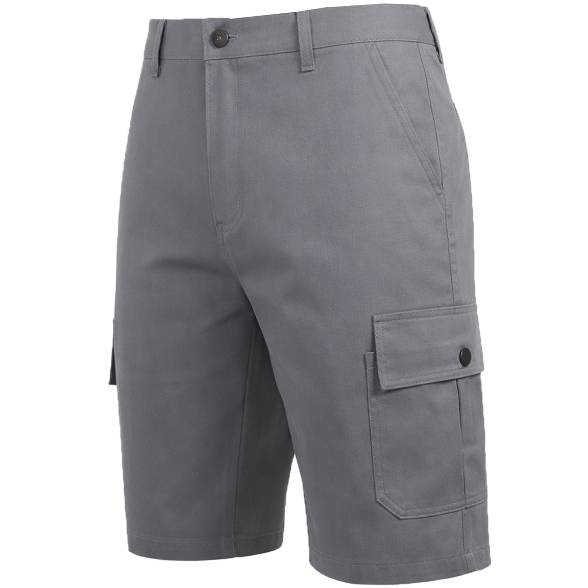 Men's Cotton Flex Stretch Cargo Shorts, No Belt