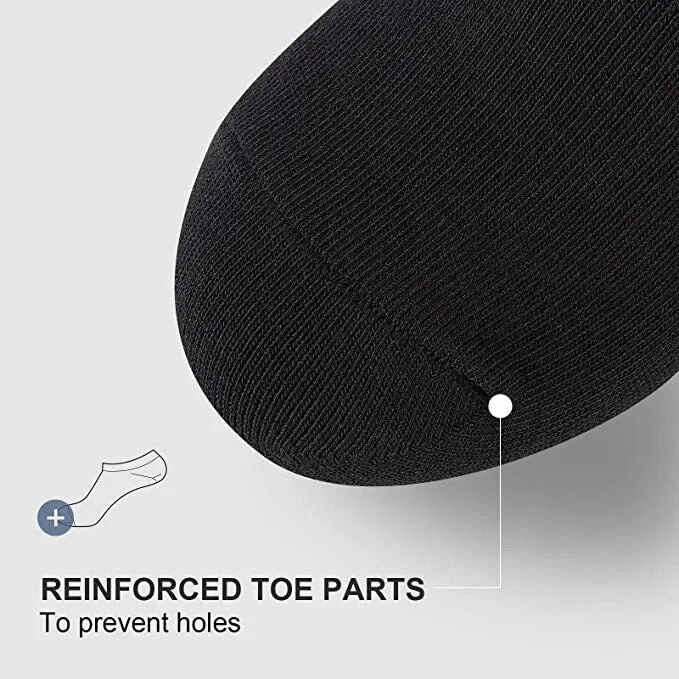 3 Pairs Socks Mens Ankle Quarter Crew Sport Plain Solid Socks Cotton Low Cut Sizes 9-13 - PremiumBrandGoods