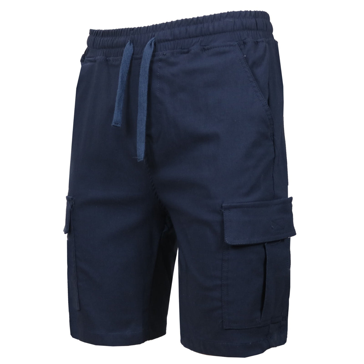 Men's Flex Cargo Shorts with Elastic Drawstring Waist