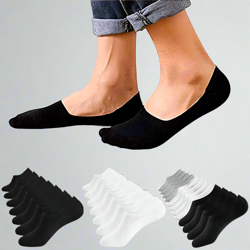 Mens Black Classic Dress Socks - 6 Pairs Mens Black Classic Dress Socks - 6 Pairs
