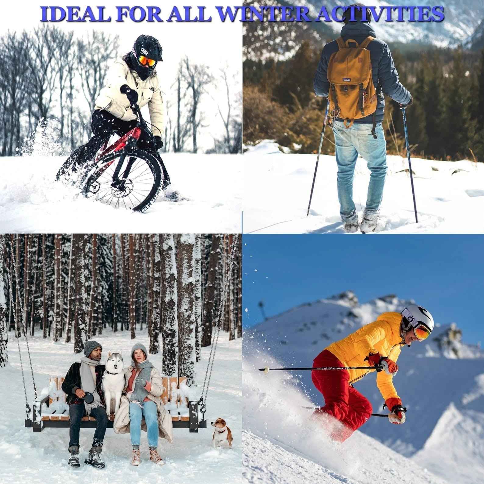 6 Pairs Women's Merino Lambs Wool Thermal Socks Heavy Duty Winter Warm 2.4 Tog