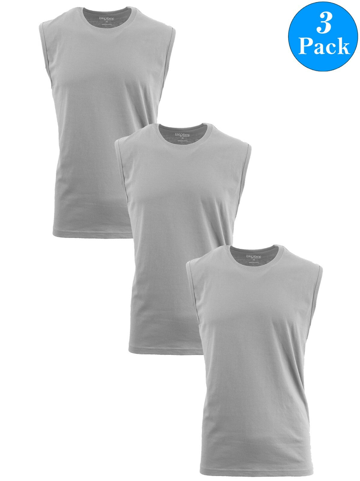 Men's Cool Mesh Muscle Tank Tops, 3-Pack