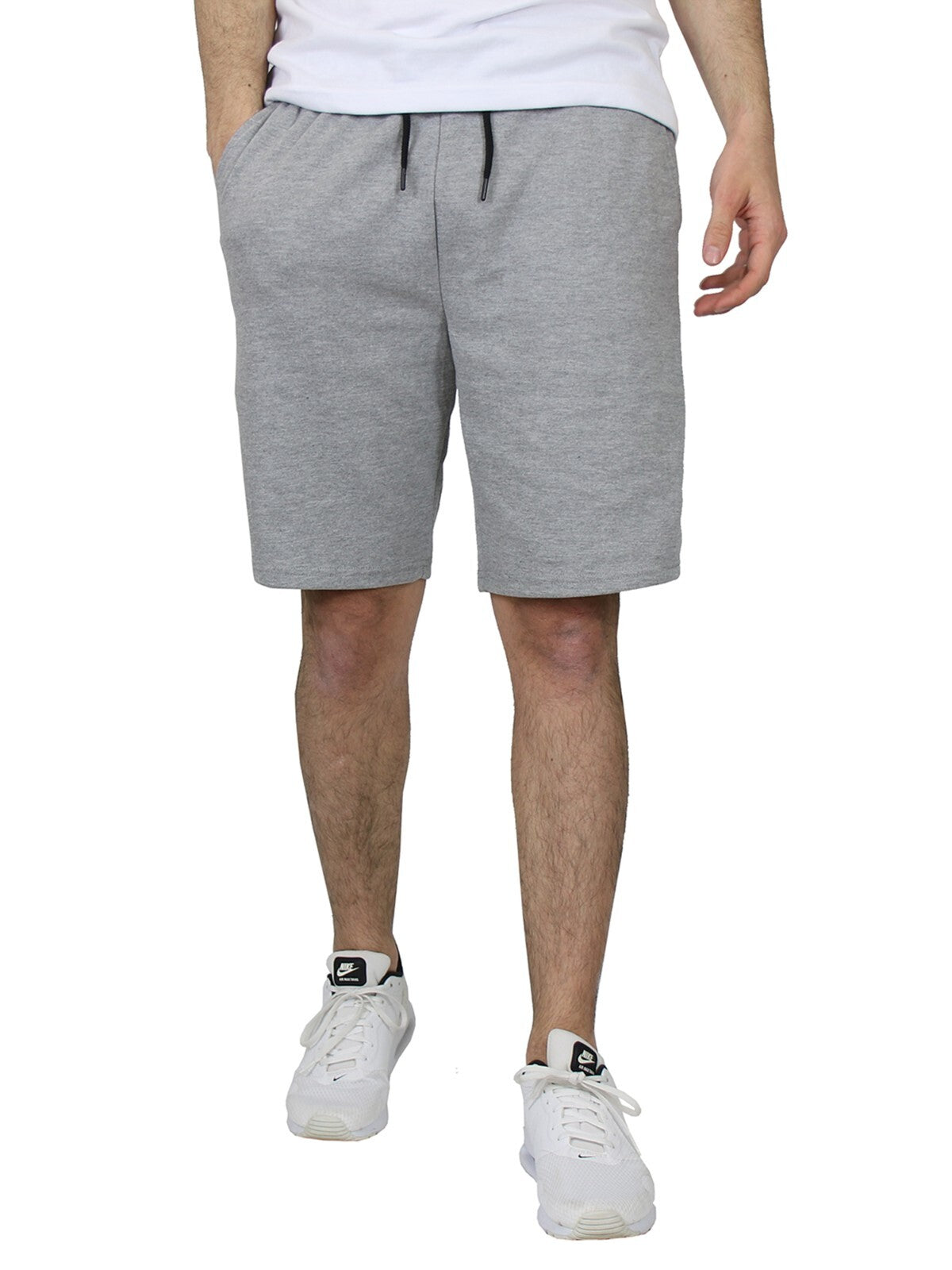 Men's Tech Fleece Performance Shorts with Zipper Pocket, S-2XL