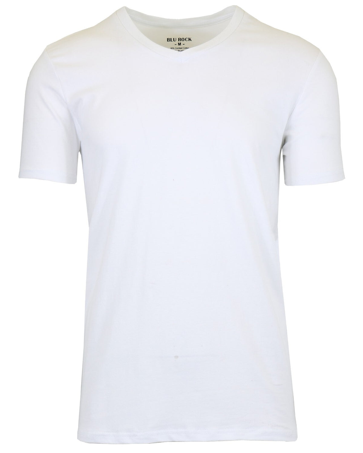 Men's Stretch Cotton Blend V-Neck Undershirt, M-2XL