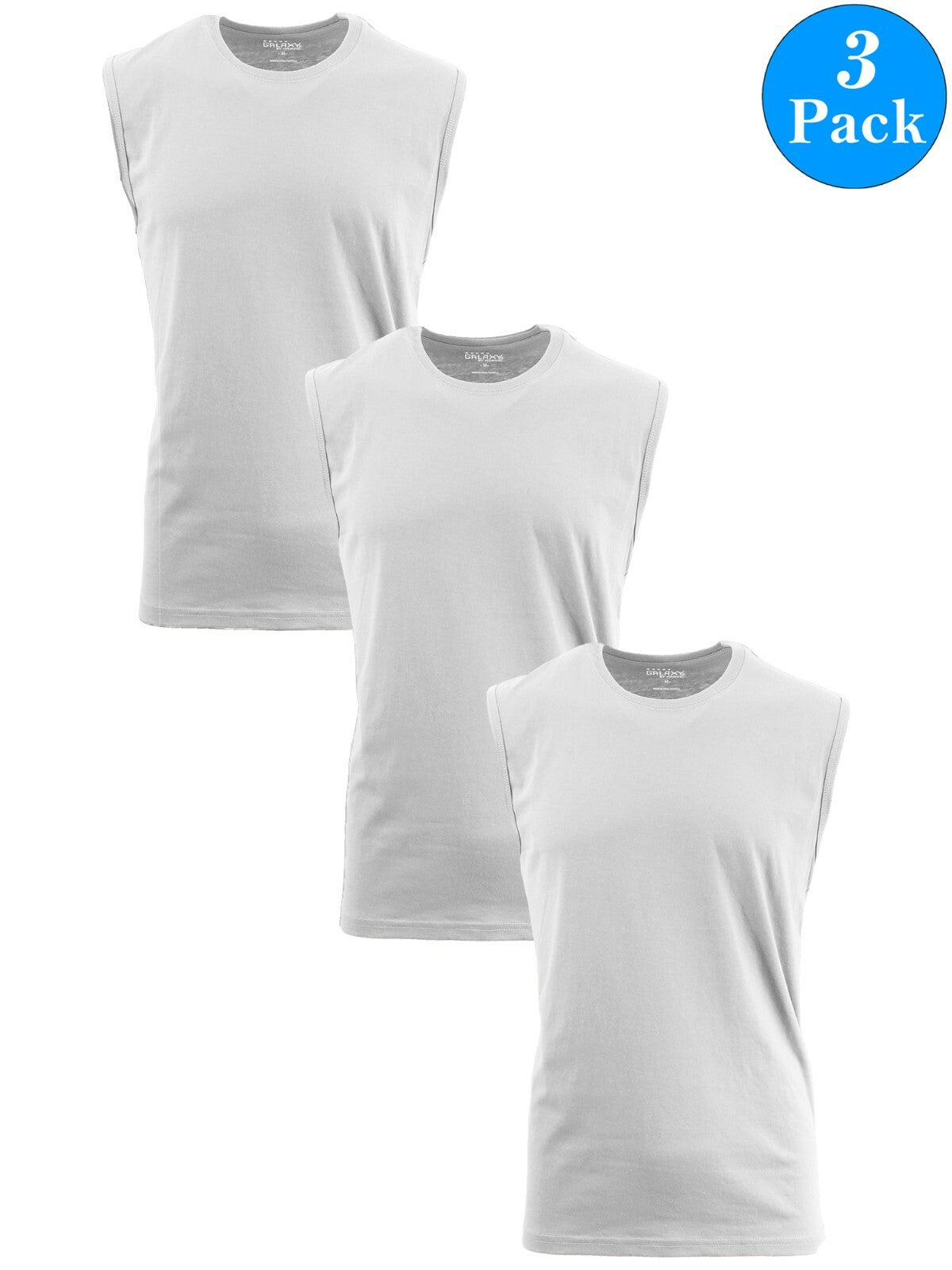 Men's Cool Mesh Muscle Tank Tops, 3-Pack