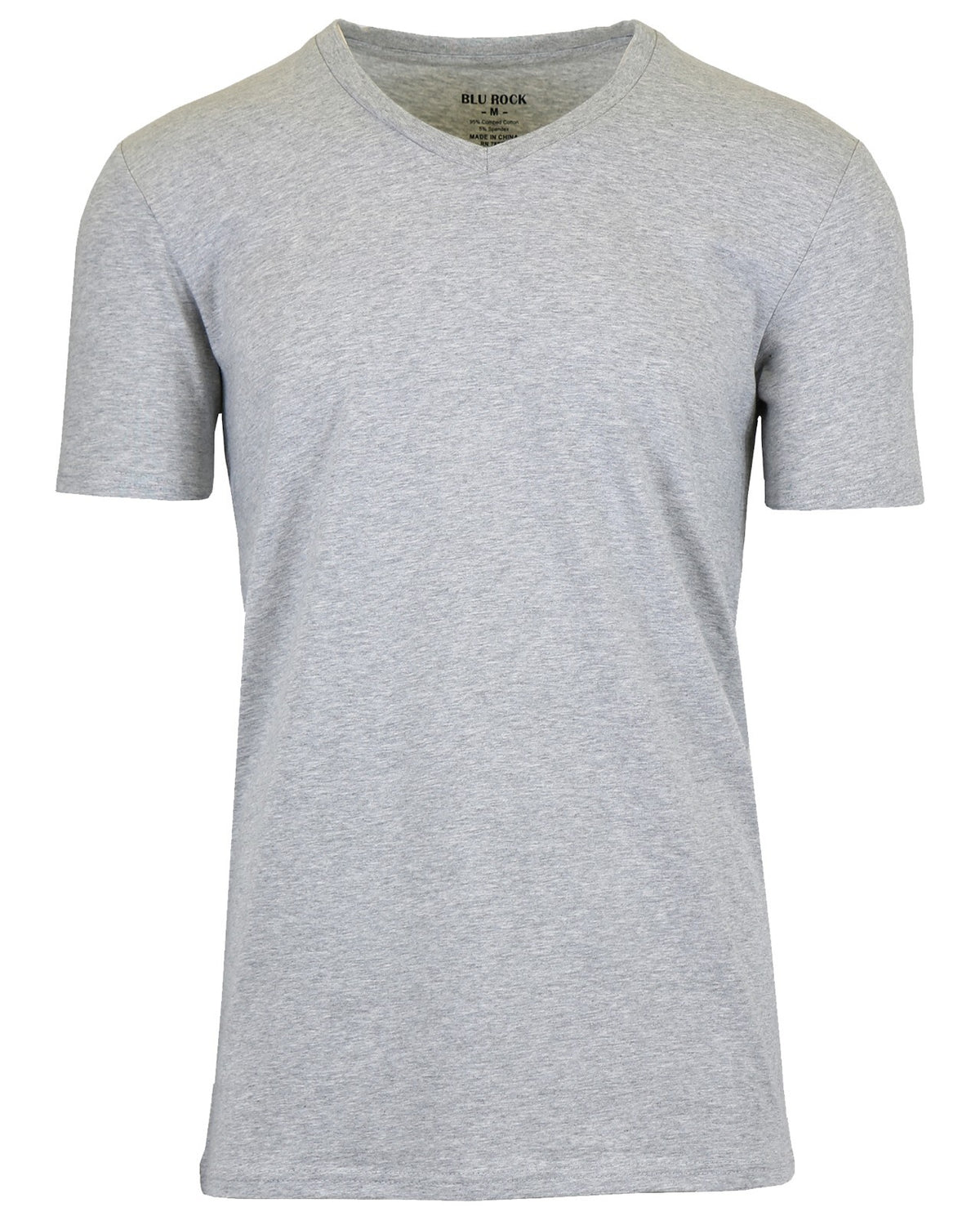Men's Stretch Cotton Blend V-Neck Undershirt, M-2XL