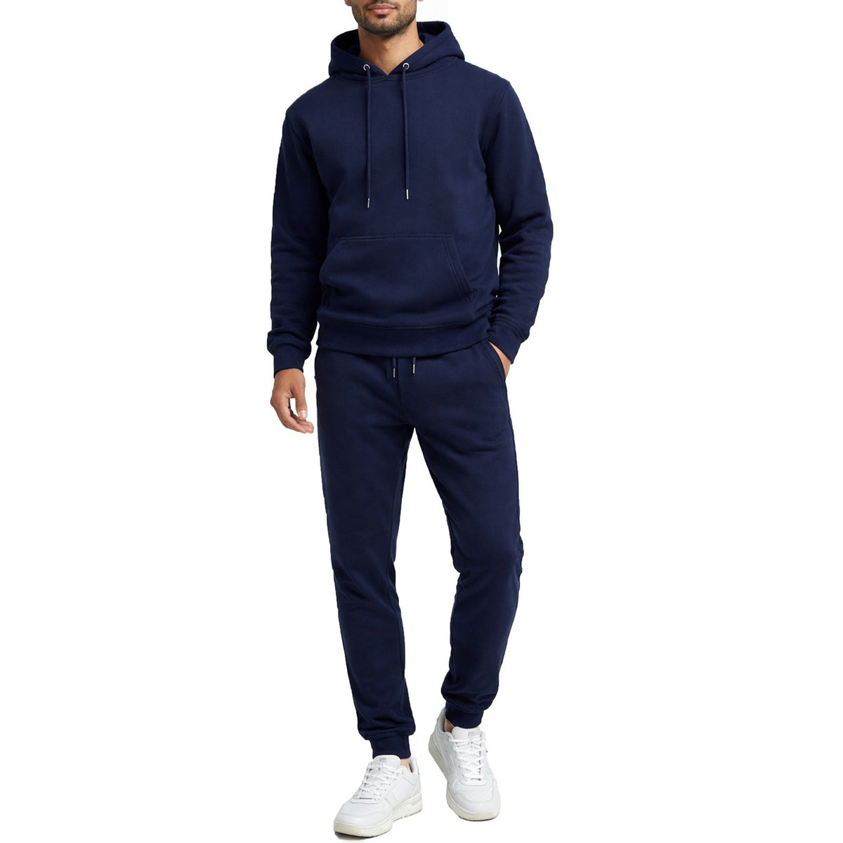 Men's Fleece Pullover Hoodie & Sweatpants Set