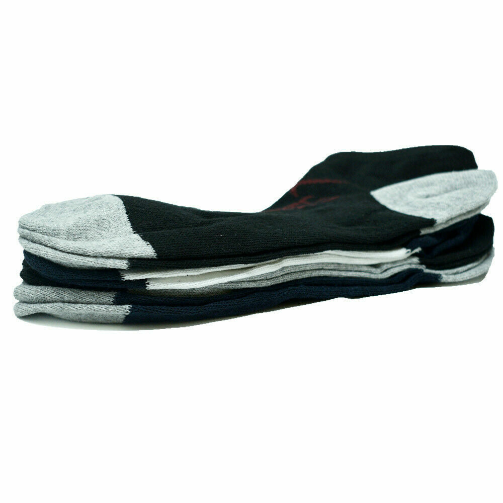 Mens Cotton Ankle Socks 3-12 Pairs Low Cut Athletic Sports Crew Size 9-13 - PremiumBrandGoods