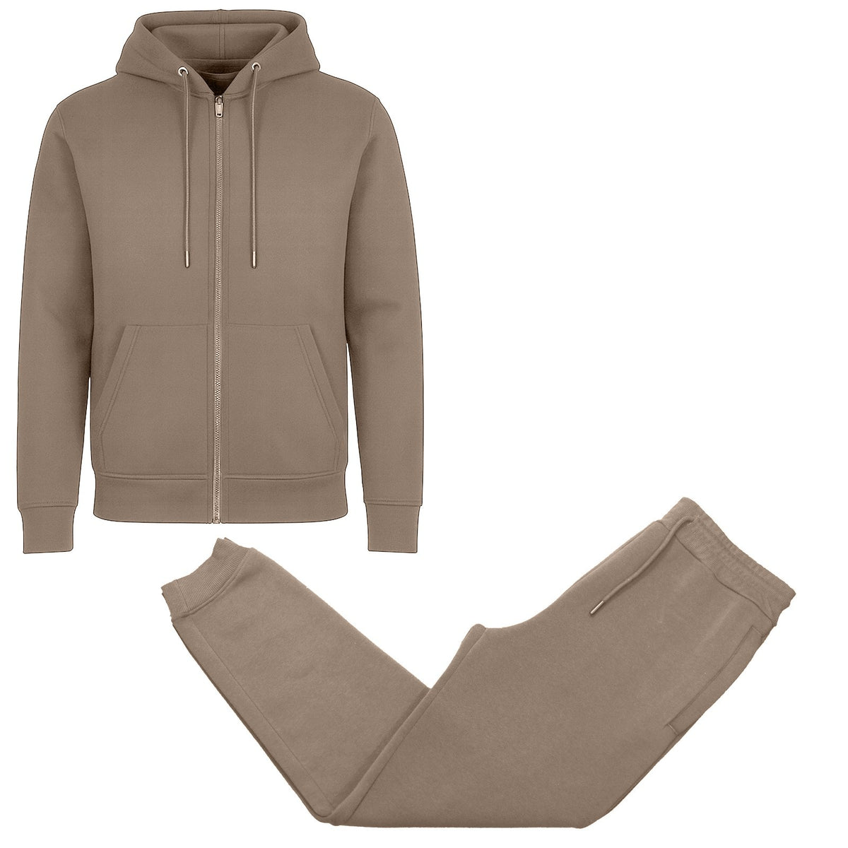 Men's Full-Zip Fleece Hoodie & Jogger Sweatsuit, S-3XL