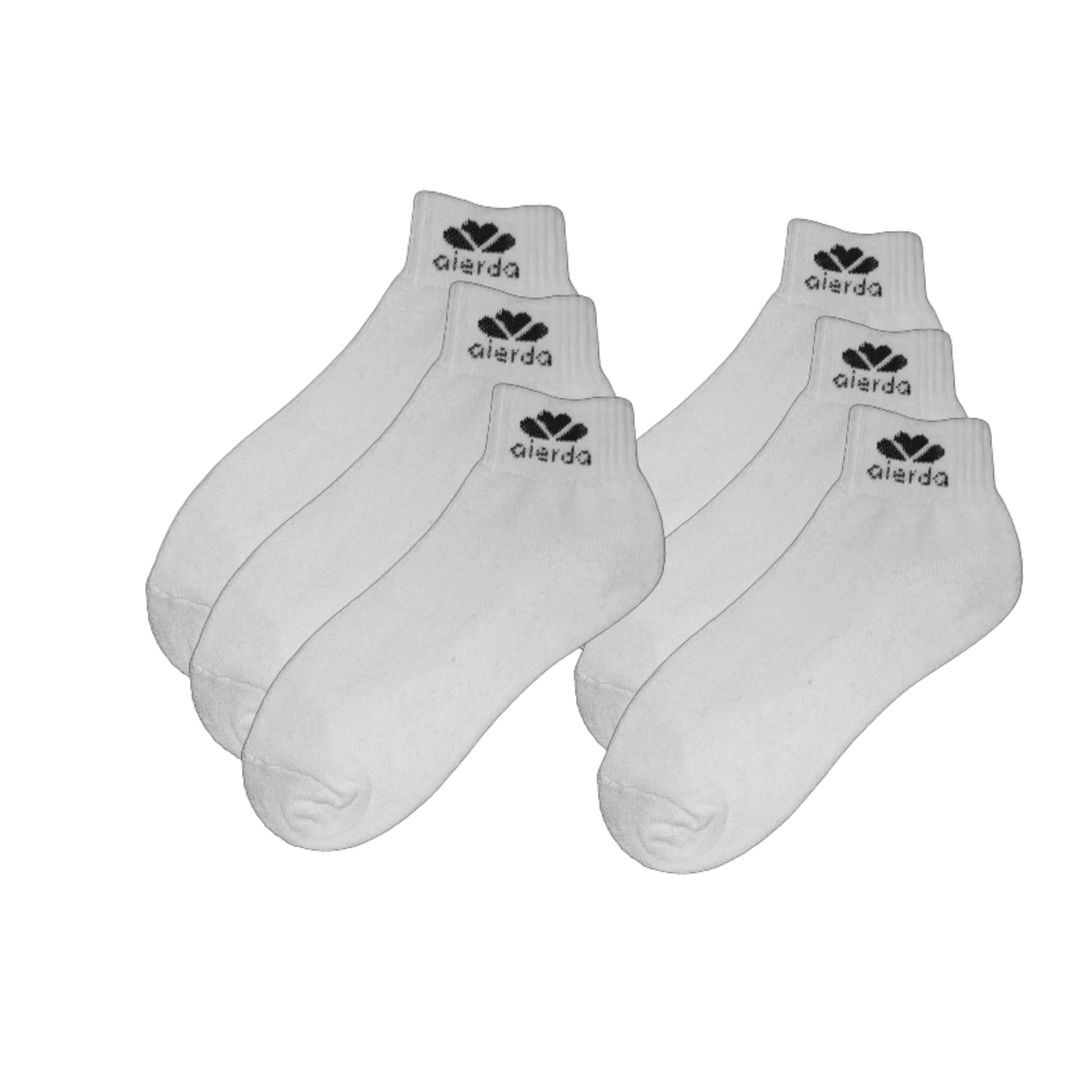 Comfortable Men's Athlete Socks | White 6 pair