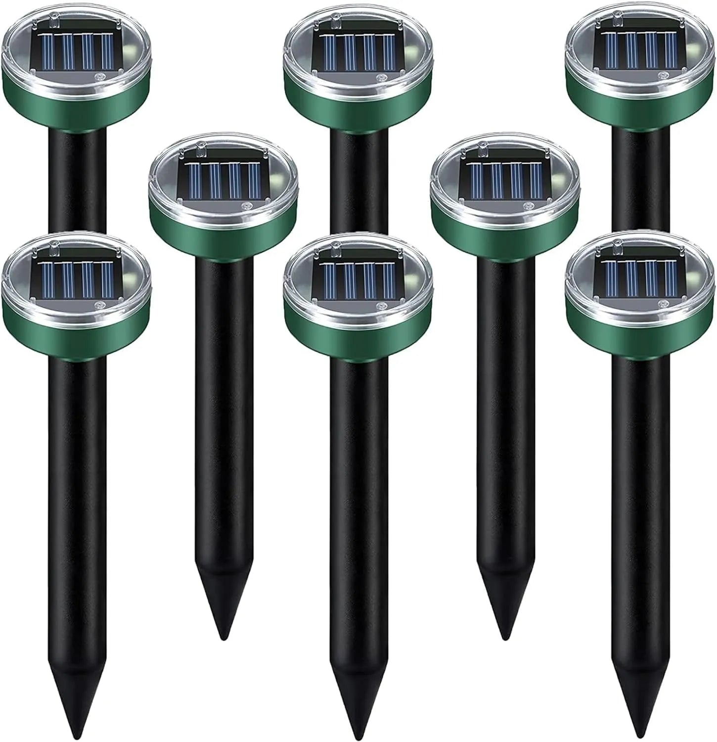 Ultrasonic Mole Repellent Solar Powered 8 Pack, Gopher Repellent, Vole Repellent Mole Repellent for Lawn Garden Yard Waterproof Get Rid of Moles Voles Gophers Rats Rodents - PremiumBrandGoods