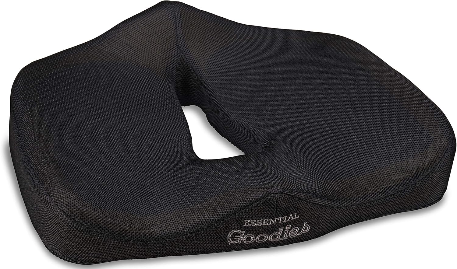 Essential Goodies Orthopedic Gel Seat Cushion for Coccyx, Tailbone, Sciatica, Lower Back, Lumbar Support- Non-Slip, Thick Comfort Pillow-Pad for Driver Car Seat, Office Chair, Wheelchair-Portable, Pad - PremiumBrandGoods