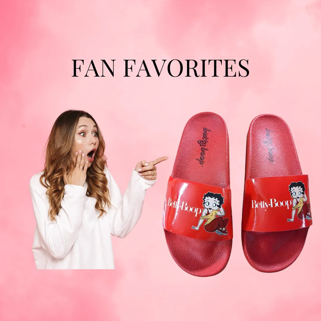 Women's Flip Flops Iconic Ms Boop Sandals Summer Beach Pool Trending - PremiumBrandGoods