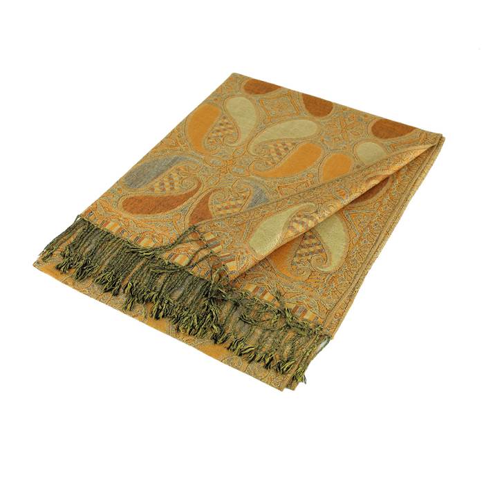 Large Paisley Pashmina Shawl Scarf - Luxurious, Soft, and Versatile Wrap (A18)