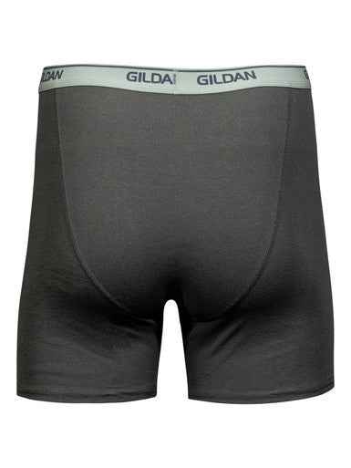 Gildan G1162OPP Men's Boxer Briefs 9-Pack Size 3XL Charcoal Cotton Moisture Wicking