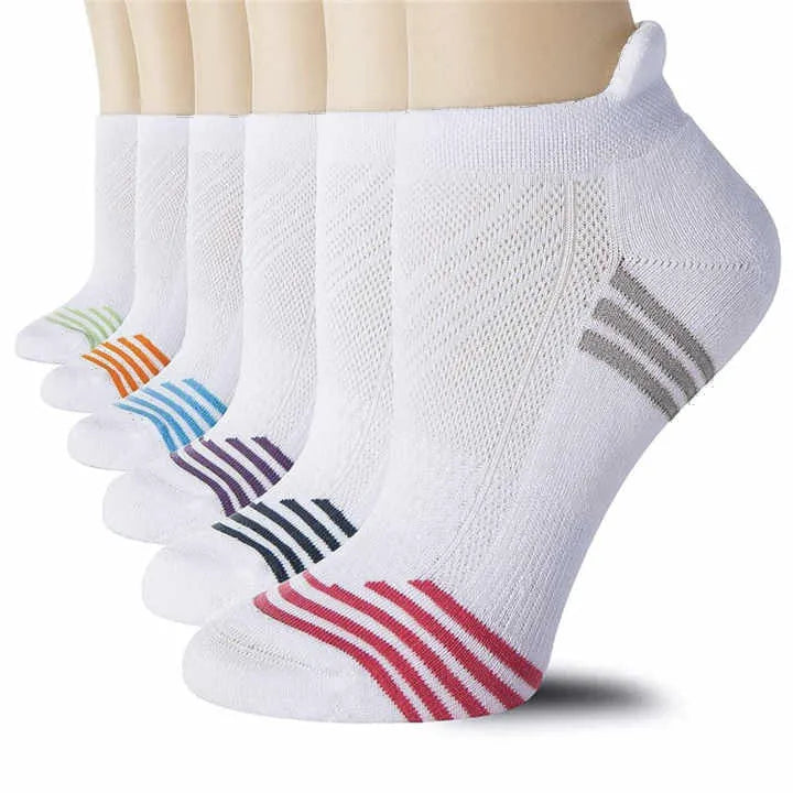 Unisex Low Cut Mesh Socks Breathable Running Active Grip Socks 10-13 - PremiumBrandGoods