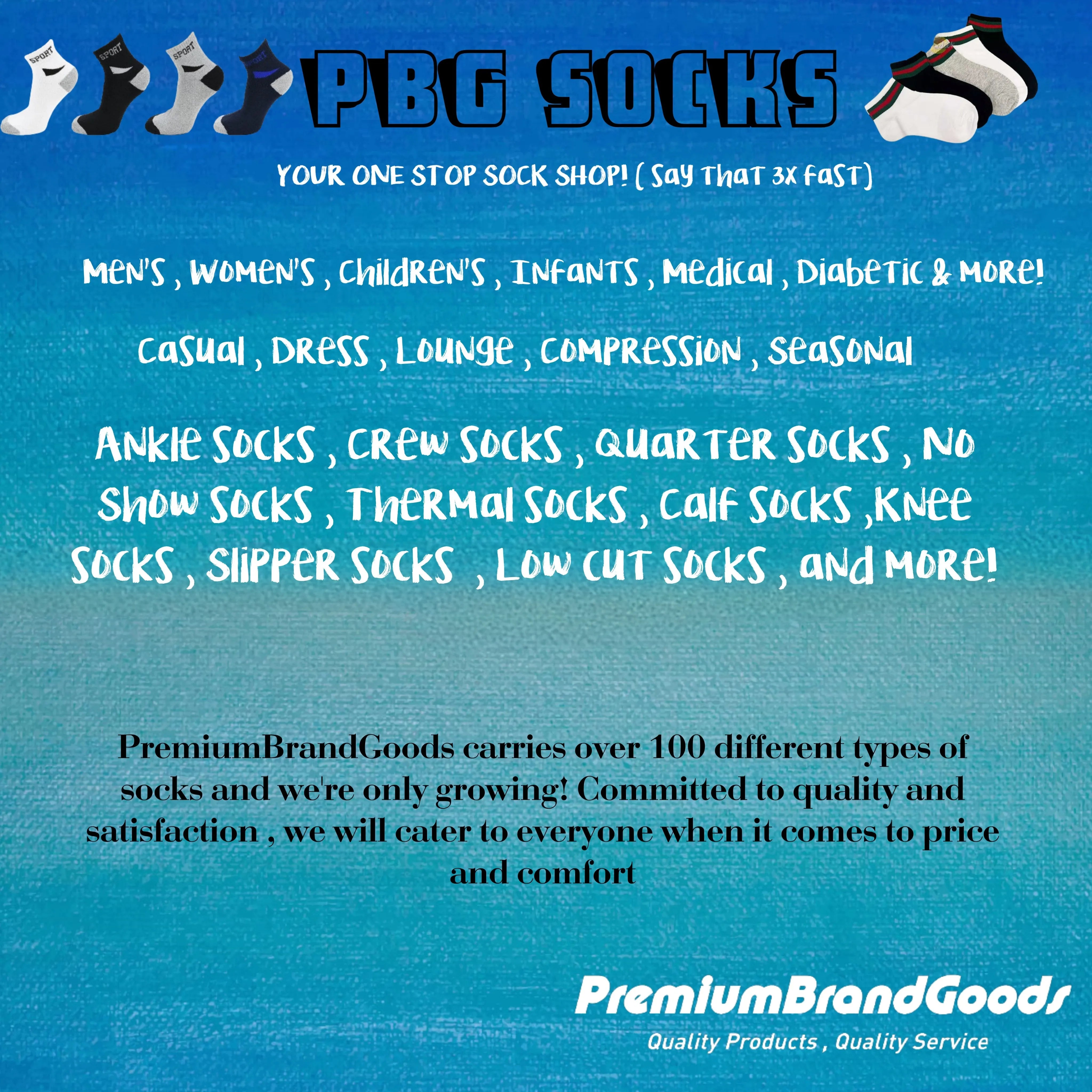 Premiumbrandgoods High Quality Socks