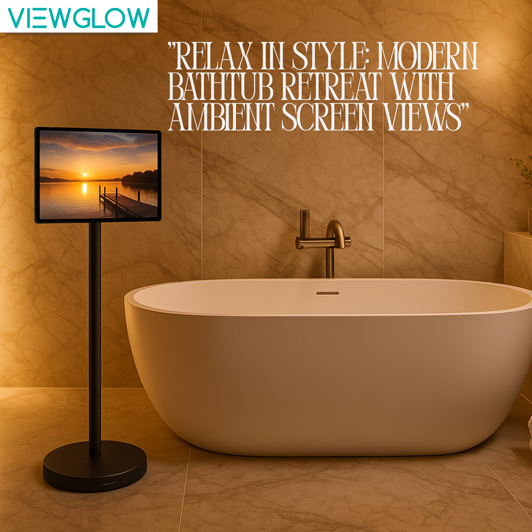 21.5 inch Standing Monitor Class LED Full HD Smart Touch Screen Rollable Motion ViewGlow - PremiumBrandGoods