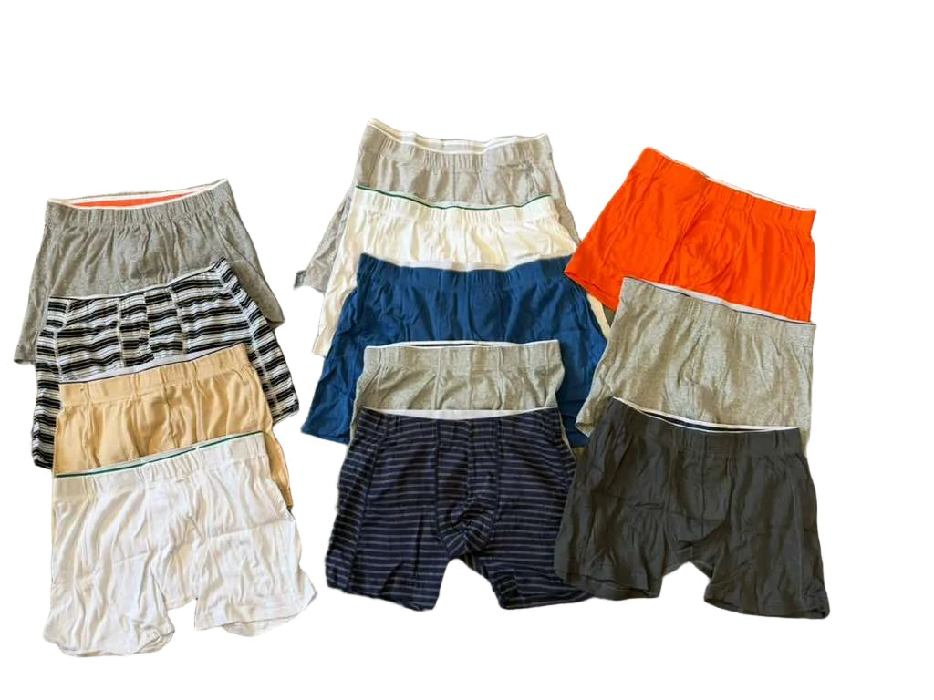 Men's 100% Cotton Boxer Briefs – 3, 6, 9 & 12 Pack | Sizes S–XL | Tag-Free Comfort