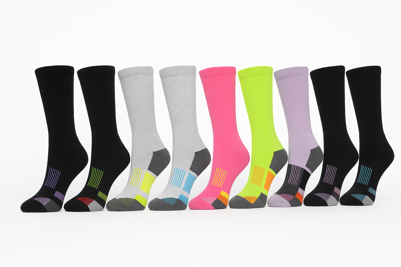 Athletic Long Socks - Combined Product Image