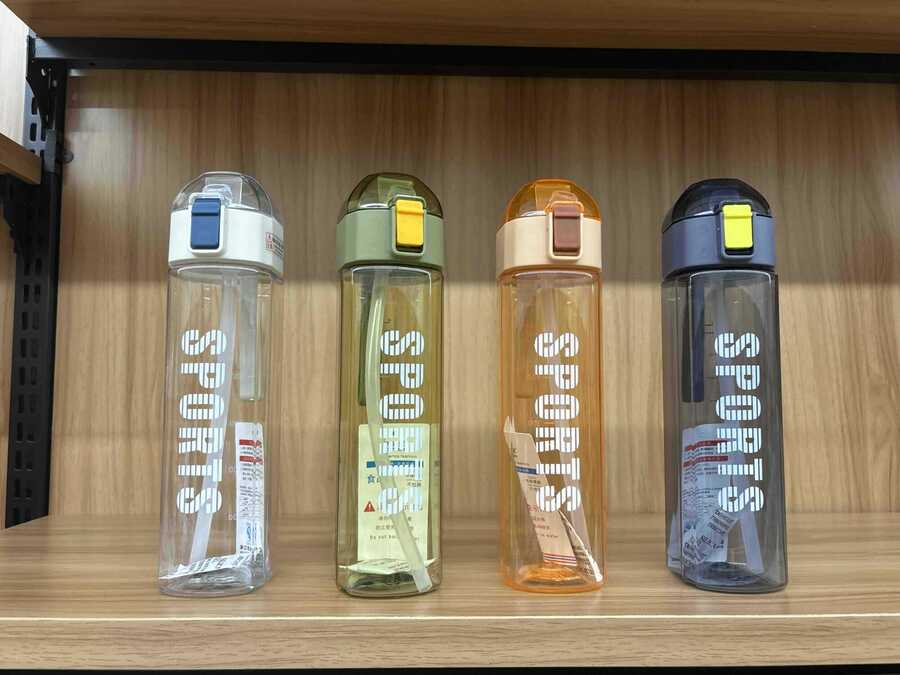 Portable square straw cup 650ML - PremiumBrandGoods