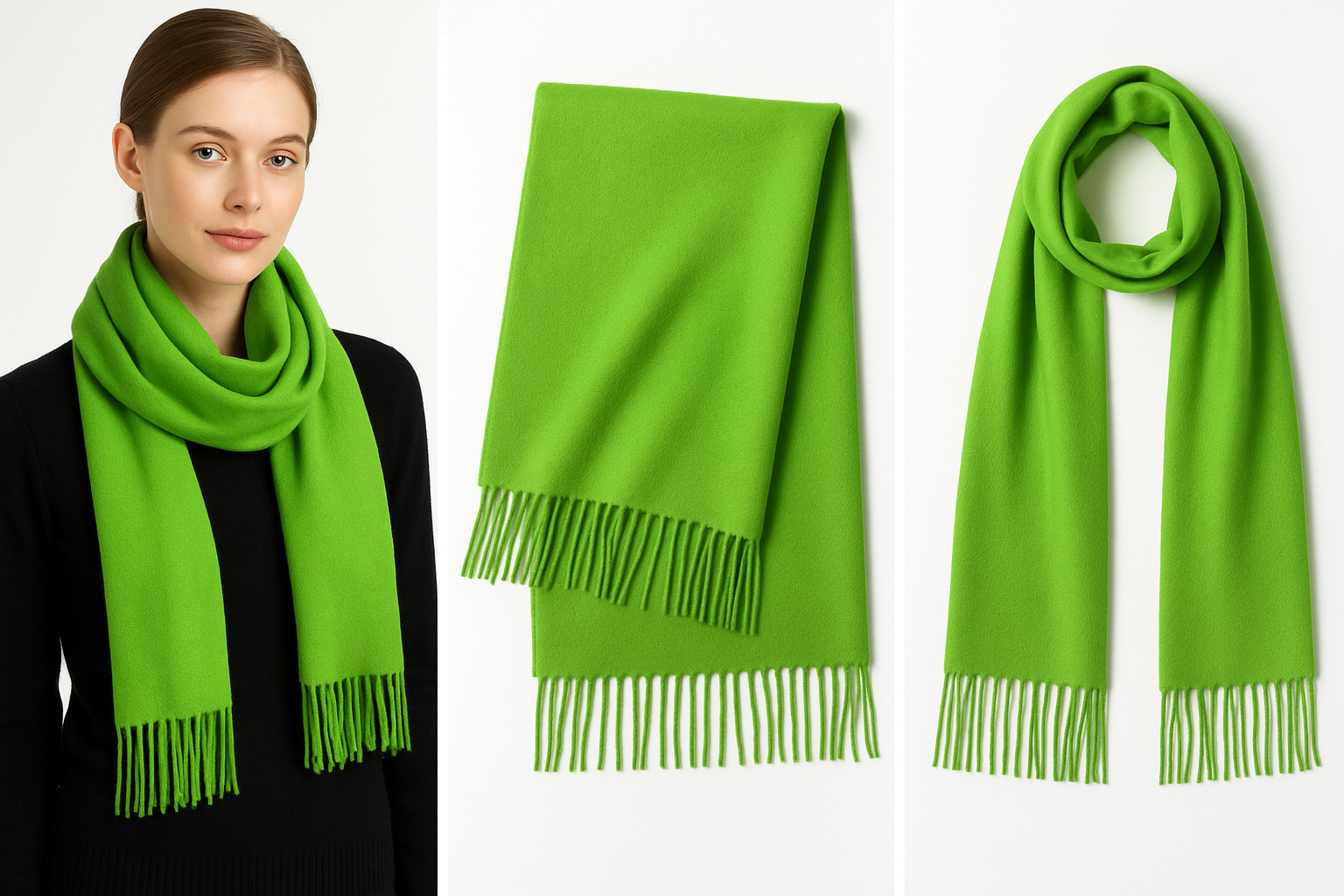 Women's Scarfs Pashmina Wool- 18 Colors Premium Collection - PremiumBrandGoods