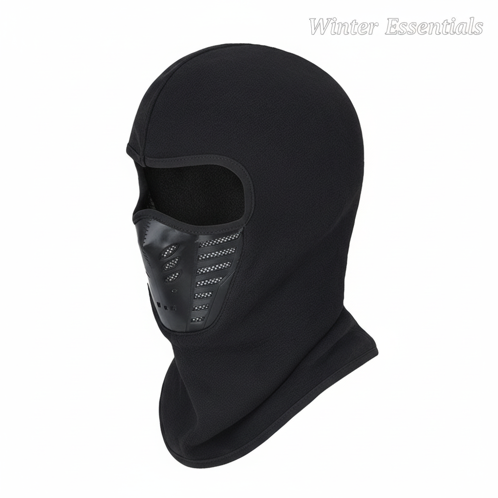 Balaclava Ski Full Face Mask Windproof Fleece Neck Warm for Winter Cold Weather