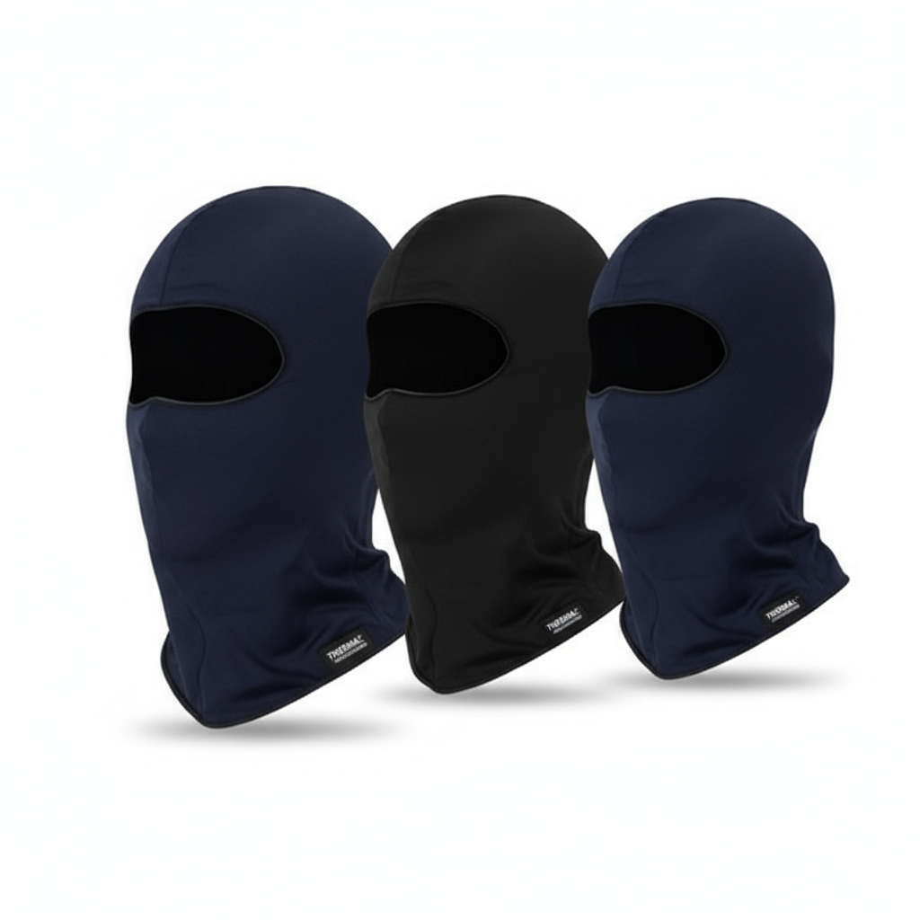 Winter Face Mask Balaclava 3-Pack - Thermal Smooth Fabric Full Coverage - PremiumBrandGoods