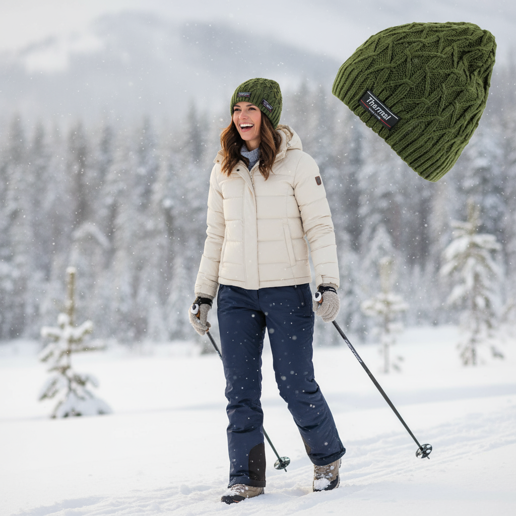 Thermal Fur-Lined Beanie Hats - 3 Pack Assorted Colors - PremiumBrandGoods