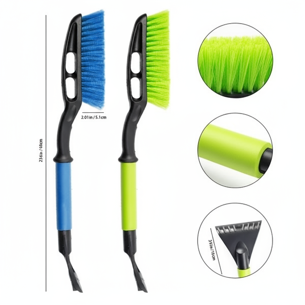 Extendable Snow Brush & Ice Scraper - 23.6 Inch Winter Car Tool - PremiumBrandGoods