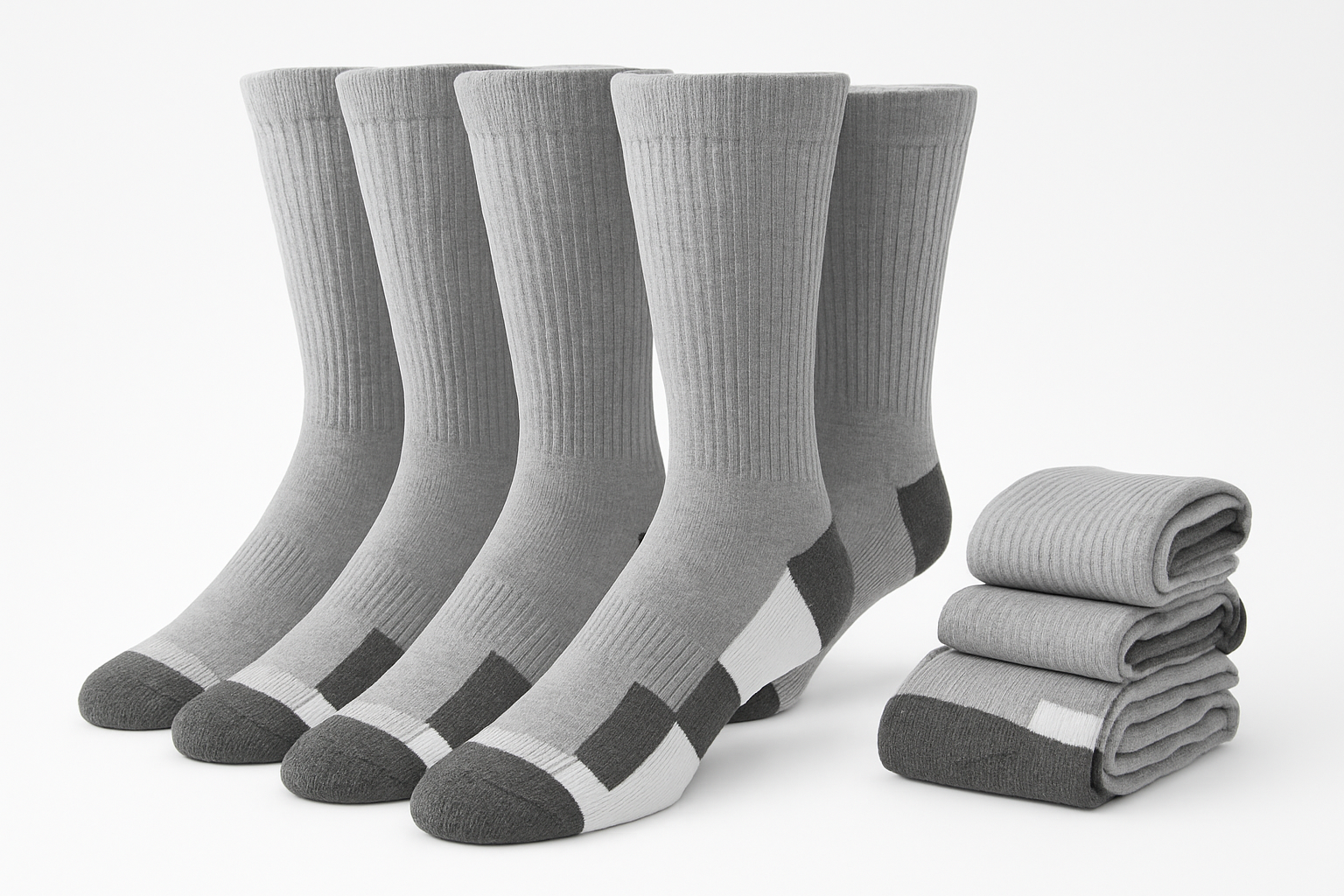 Premium Athletic Crew Socks Collection