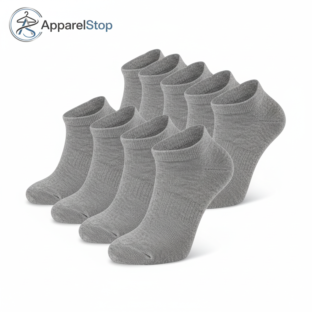 Men's Ankle Socks - All Gray