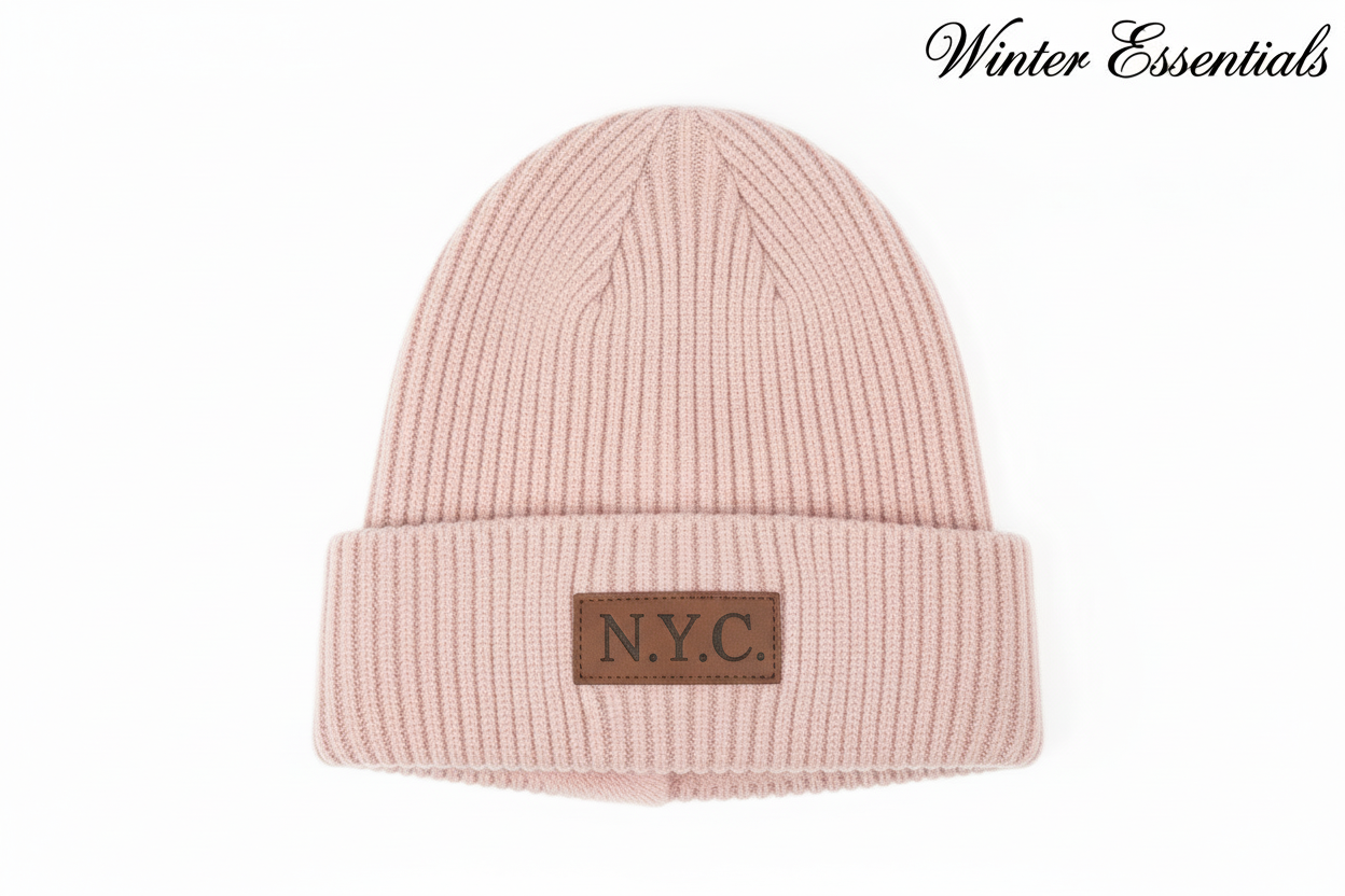 Light Pink Beanie - Updated