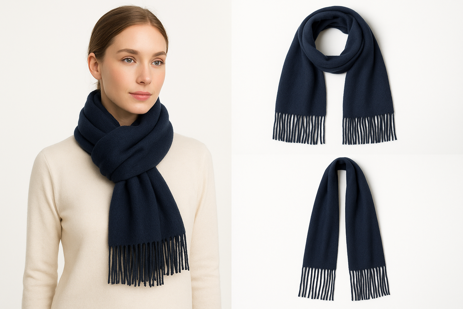 Navy Scarf