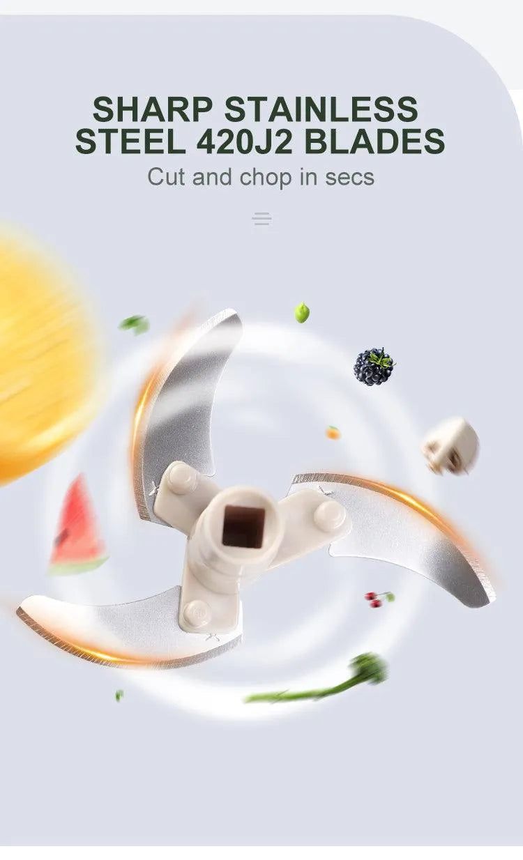 PBG Kitchen Multifunction Mini Hand Pulling Food Chopper Vegetables Cutter - PremiumBrandGoods