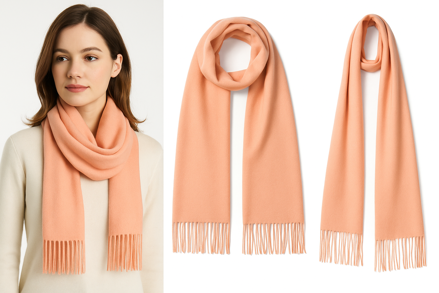 Peach Scarf