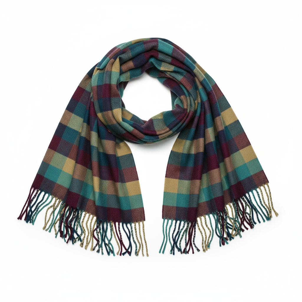 Premium White Background Scarf 19