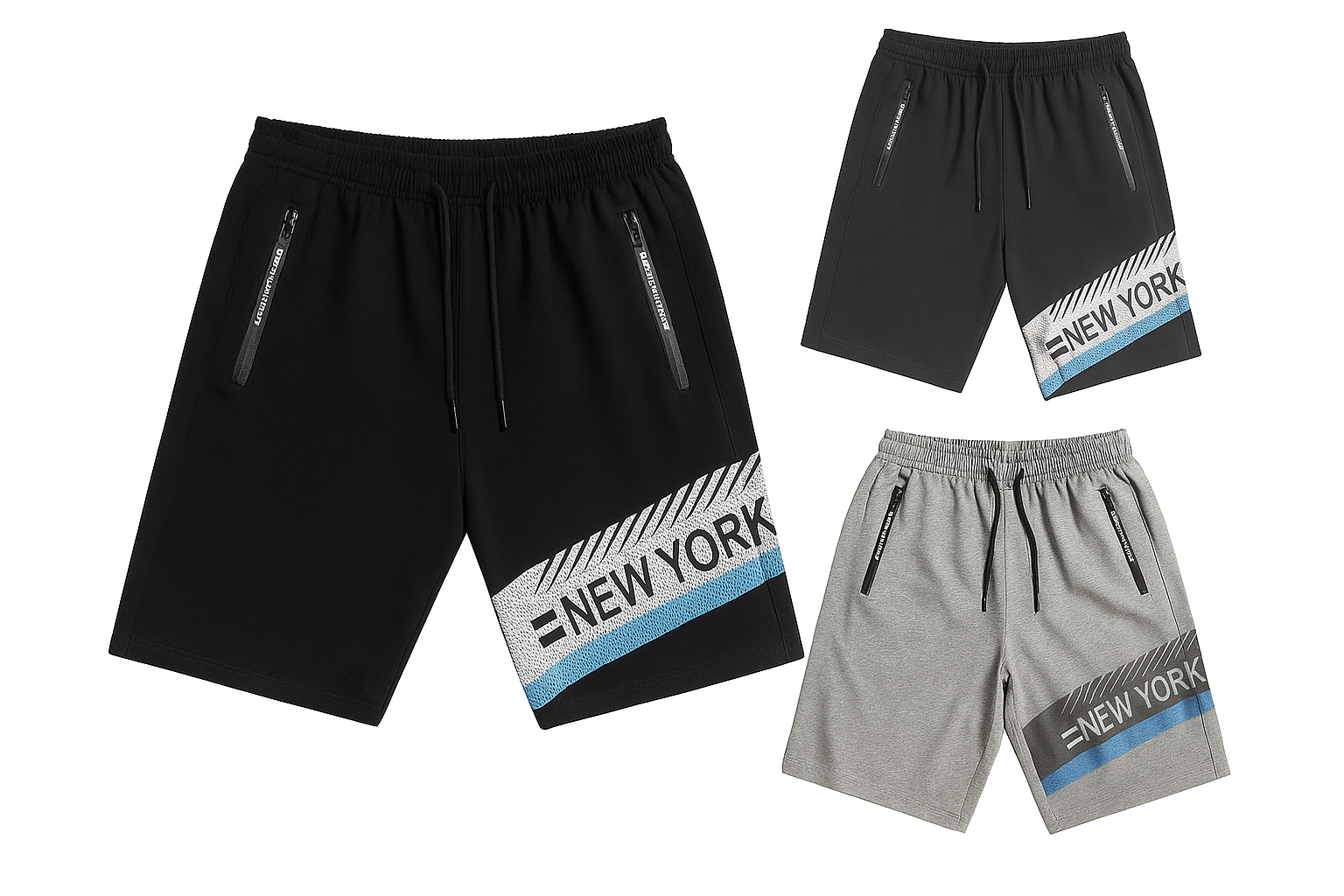 Product shots on white background