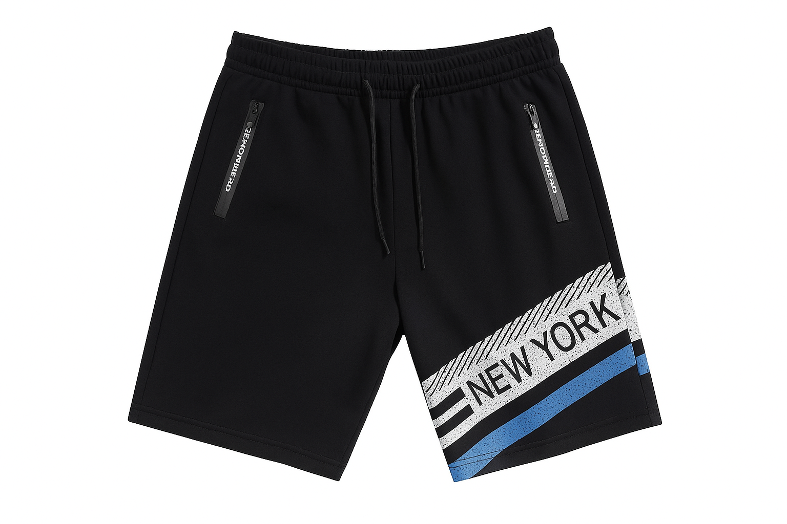 Single shorts on white background