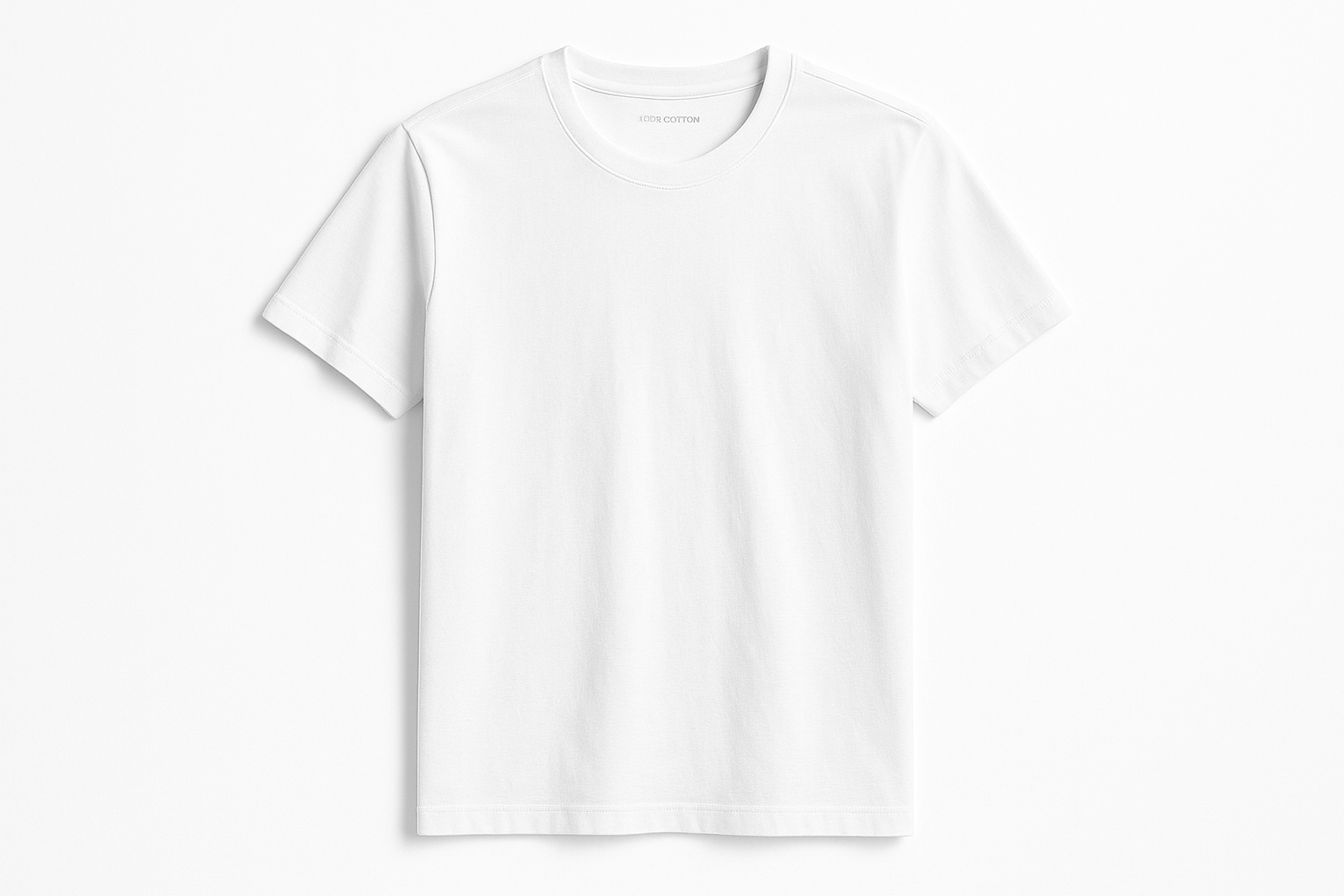 Single t-shirt flat lay