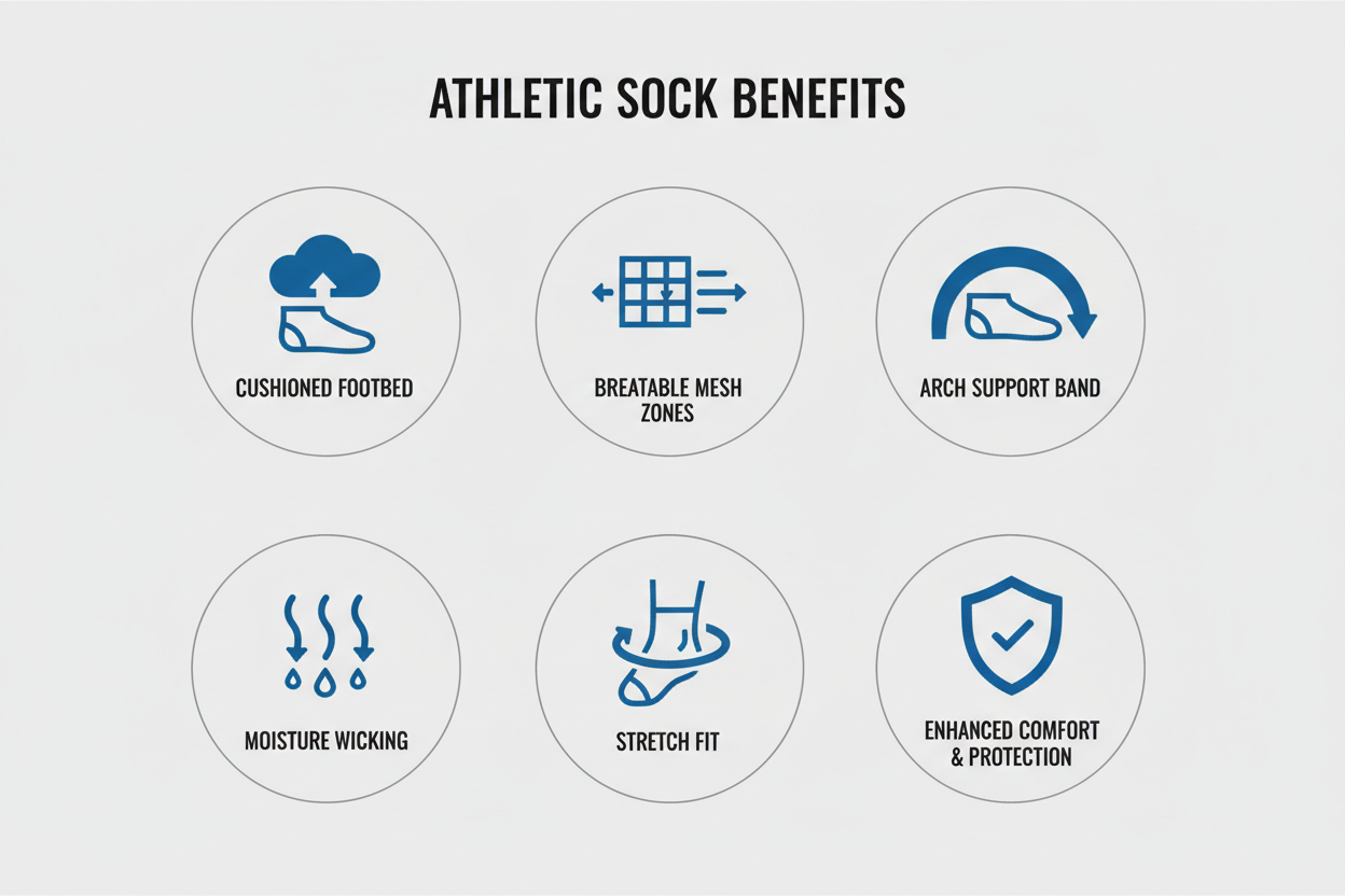 Sock Features Infographic