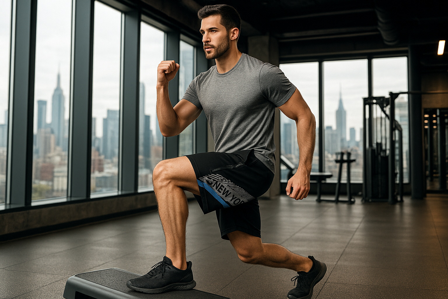 Urban gym lifestyle shot